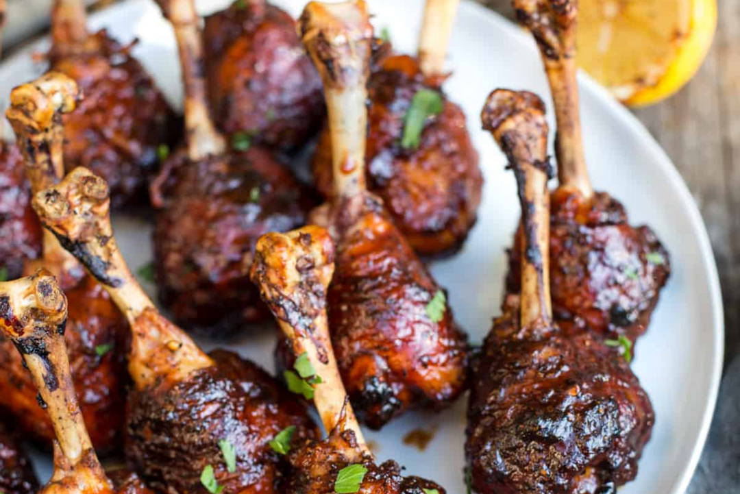 Maple syrup chicken wings KUDU Grills