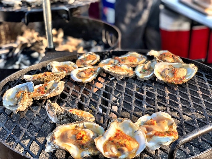 Roasted Garlic and Lemon Butter Oysters