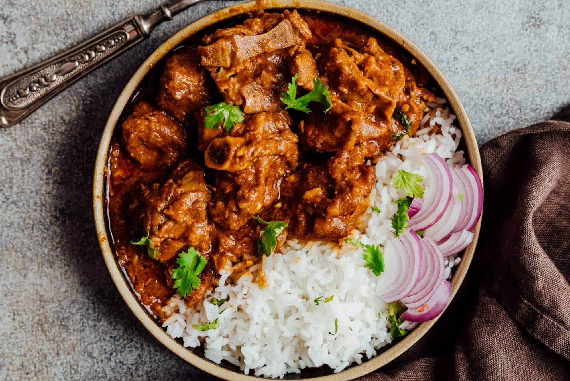Lamb curry potjie