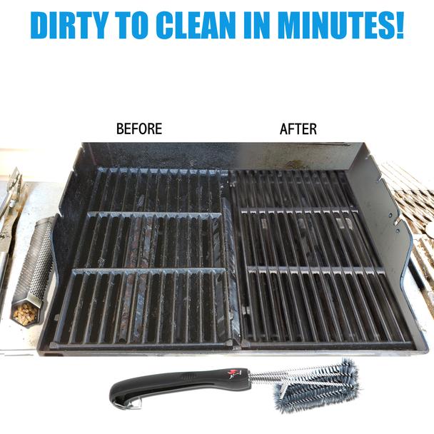 360 Clean Grill Brush by Kona®, 18 Inch