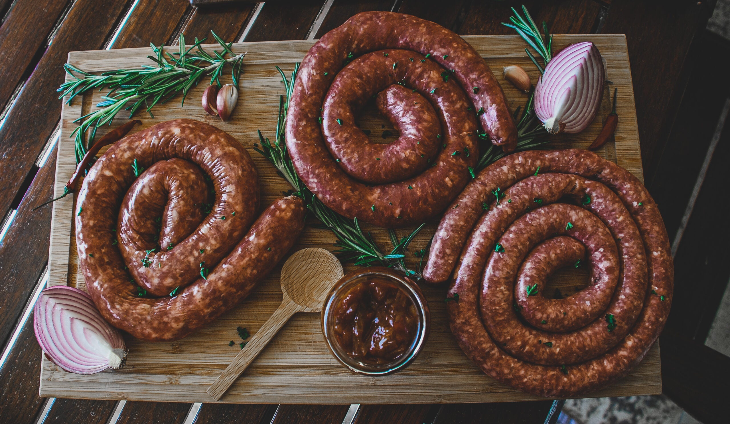 Grilled Sausage Round - Taste of the South